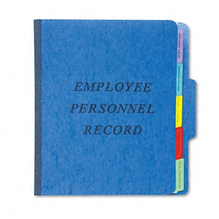 Esselte Pendaflex Esselte Pendaflex SER1BL Vertical Personnel Folders-  1/3 Cut-  Top Tab-  Letter-  Blue SER1BL